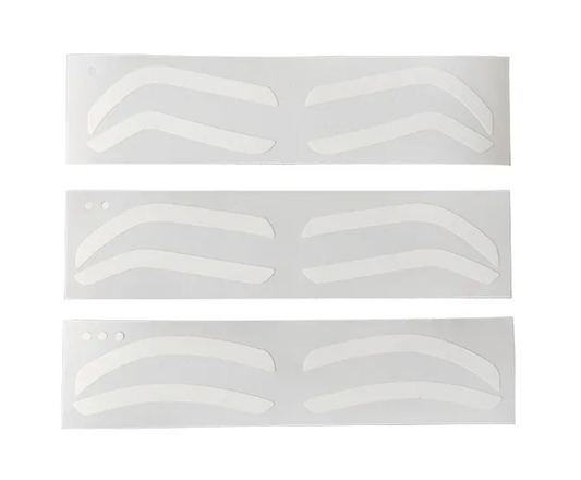 AIRBRUSH BROW STENCILS USED FOR AIRBRUSHING OR HYBRID TINT - Eyebrow Shaper Stencil