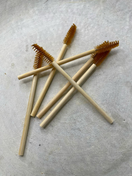 50 pcs Bamboo Sustainable Mascara Wands